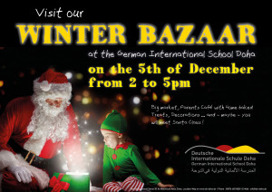 Winter Bazaar on the 5th of December at the German International School Doha