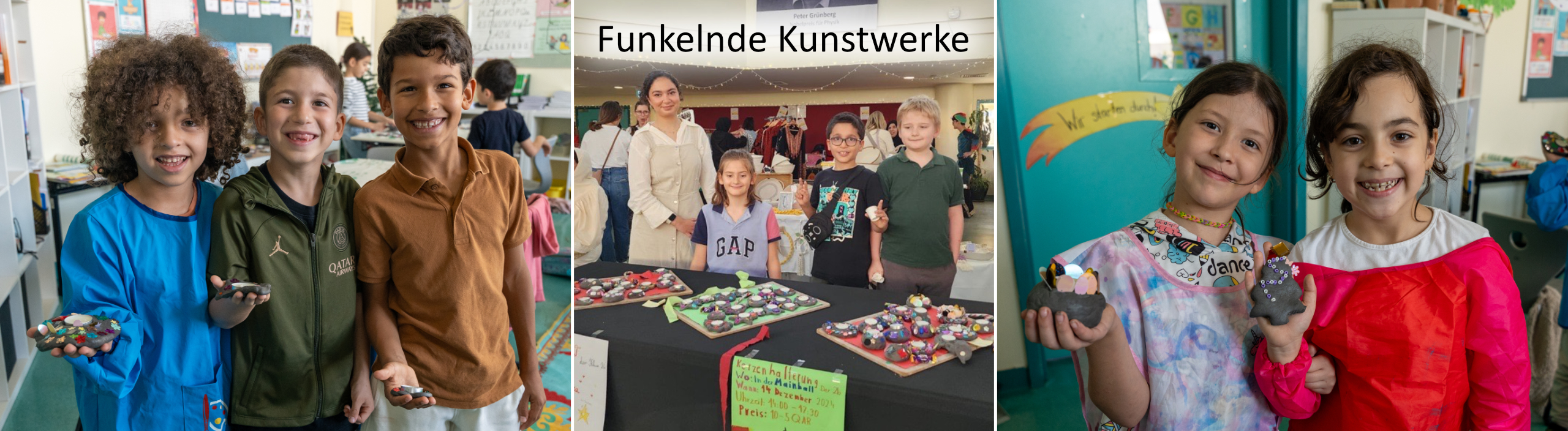 Funkelnde Kunstwerke