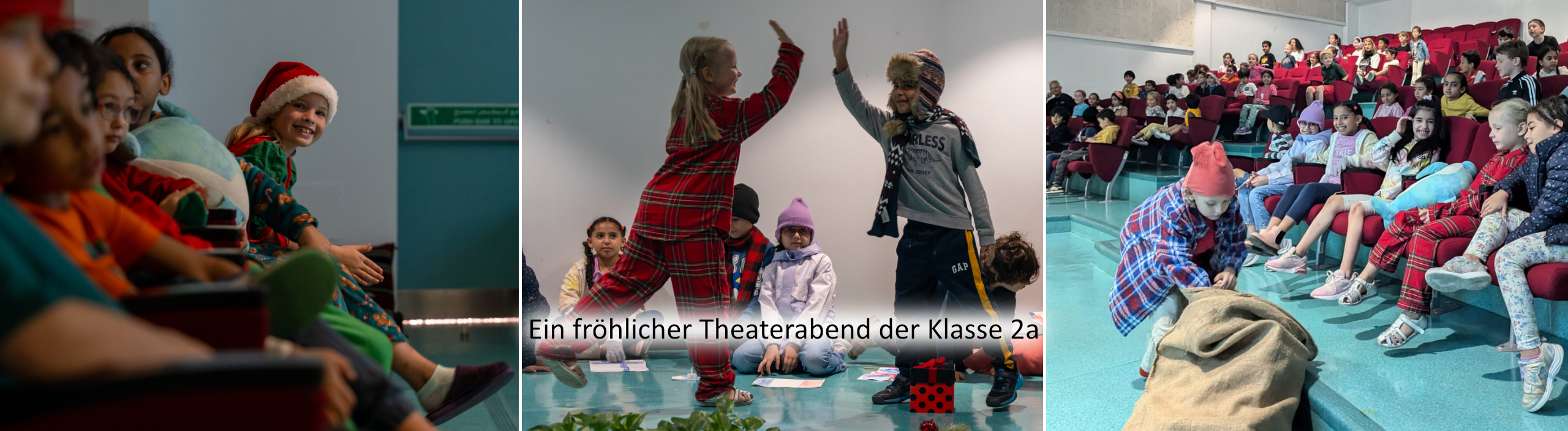 Ein fröhlicher Theaterabend der Klasse 2a