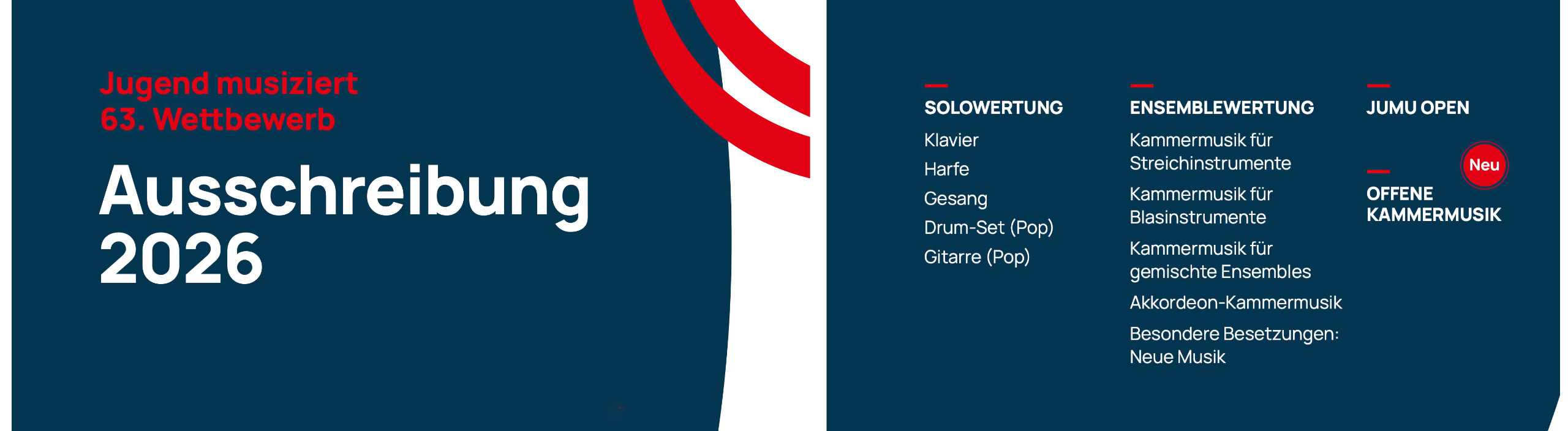 Jugend muiziert 2026